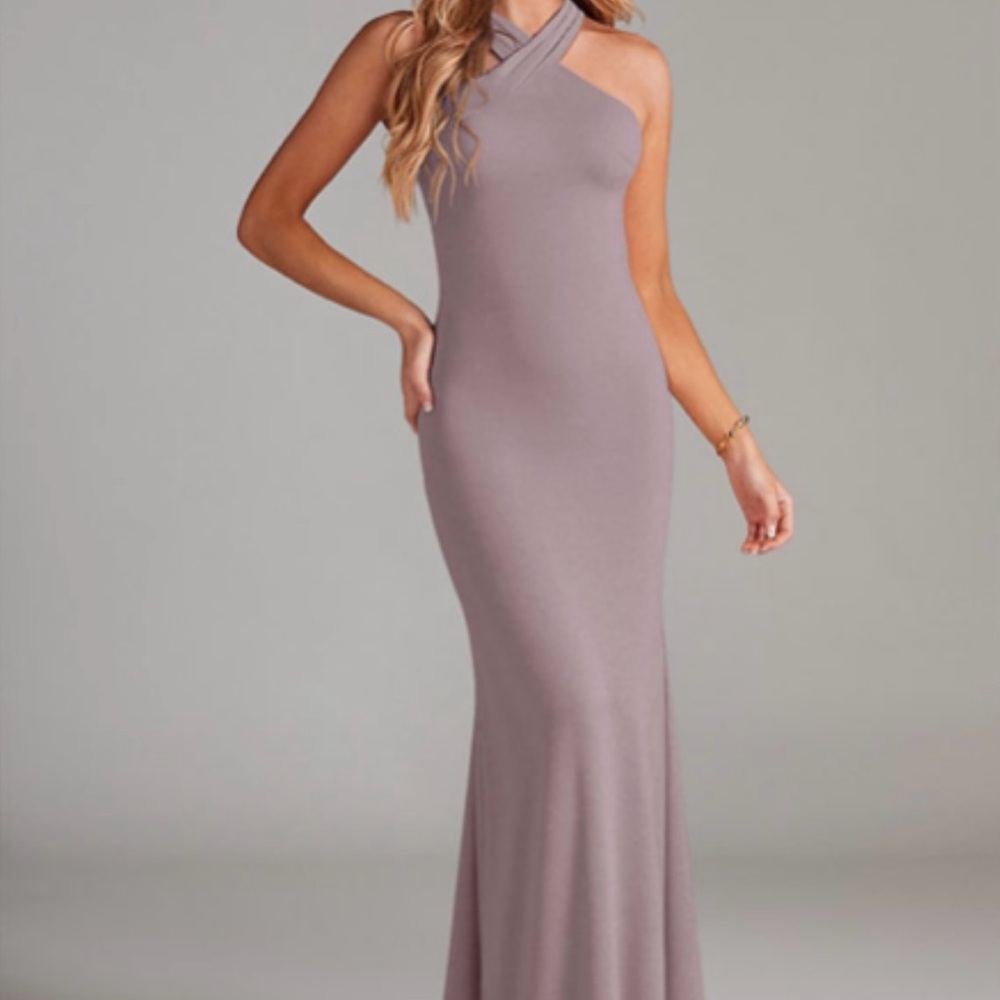 Azazie Elegant Chiffon Dusk Dress